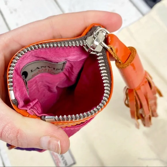 |SOLD| Lanvin Rare Tassled Coin Purse - Picture 10 of 10